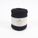 Pelote de fil eco vita t - shirt bleu fibres recycles dmc - dmc - mondial tissus