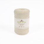 Pelote de fil eco vita tape yarn 103 beige fibres recycles dmc - dmc - mondial tissus
