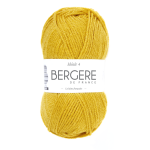 Pelote de fil  tricoter idal 4 soufre - bergre de france - bergre de france - mondial tissus