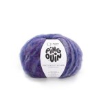 Pelote de fil  tricoter beauty mohair bleu - pingouin - pingouin - mondial tissus