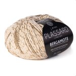 Pelote de fil � tricoter bergamote sable 95m - plassard - plassard - mondial tissus