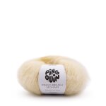 Pelote de fil � tricoter brush mohair butter yellow - pingouin - pingouin - mondial tissus