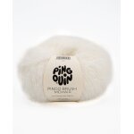 Pelote de fil  tricoter brush mohair cru - pingouin - pingouin - mondial tissus