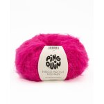 Pelote de fil  tricoter brush mohair raspberry - pingouin - pingouin - mondial tissus