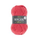 Pelote de fil  tricoter calinou rouge - bergre de france - bergre de france - mondial tissus