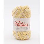 Pelote de fil  tricoter coton vgtal berberine jaune - phildar - phildar - mondial tissus