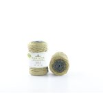 Pelote de fil  tricoter eco vita 4 - coton recycl bicolore olive n108 - dmc - mondial tissus