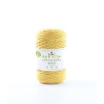 Pelote de fil  tricoter eco vita 4 - coton recycl jaune n9 - dmc - mondial tissus