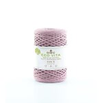 Pelote de fil  tricoter eco vita 4 recycle rose n4 - dmc - dmc - mondial tissus