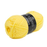 Pelote de fil  tricoter gagnante jaune layette - plassard - plassard - mondial tissus