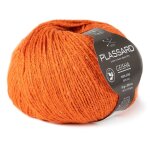Pelote de fil  tricoter geisha orange 200m - plassard - plassard - mondial tissus