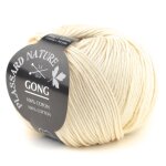 Pelote de fil  tricoter gong cru 130 m - plassard - plassard - mondial tissus