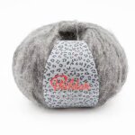 Pelote de fil  tricoter lo concept gris chin - phildar - phildar - mondial tissus