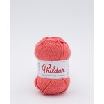 Pelote de fil � tricoter love coton p�tunia - phildar - phildar - mondial tissus