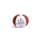Pelote de fil  tricoter mrino tweed orange - dmc - dmc - mondial tissus