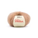 Pelote de fil  tricoter mohair soie naturel - phildar - phildar - mondial tissus