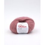 Pelote de fil  tricoter mohair soir lurex vieux rose - phildar - phildar - mondial tissus