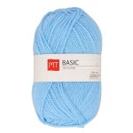 Pelote de fil � tricoter mt basic bleu ciel - mt - mondial tissus