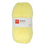 Pelote de fil  tricoter mt basic jaune poussin - mt - mondial tissus