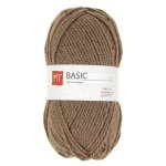 Pelote de fil � tricoter mt basic taupe - mt - mondial tissus