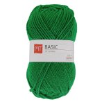 Pelote de fil � tricoter mt basic vert - mt - mondial tissus
