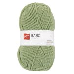 Pelote de fil � tricoter mt basic vert amande - mt - mondial tissus