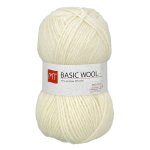 Pelote de fil  tricoter mt basic wool cru - mt - mondial tissus