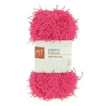 Pelote fil  tricoter mt scratch rose - mt - mondial tissus