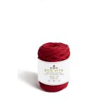 Pelote de fil  tricoter nova vita 12 - coton recycl rouge col n5 - dmc - mondial tissus