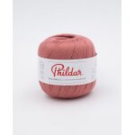 Pelote de fil  tricoter perle 5 vieux rose - phildar - phildar - mondial tissus
