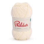 Pelote de fil � tricoter phil cabotine 3 �cru phildar - phildar - mondial tissus