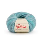 Pelote de fil  tricoter phil mohair coton vert sirne phildar - phildar - mondial tissus