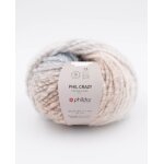 Pelote de fil  tricoter phildar crazy givre - phildar - mondial tissus