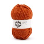 Pelote de fils � tricoter pingo first unie pumpkin - pingouin - pingouin - mondial tissus