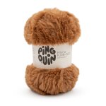Pelote de fils � tricoter pingo furry soft camel - pingouin - pingouin - mondial tissus
