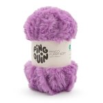 Pelote de fils � tricoter pingo furry soft lilas - pingouin - pingouin - mondial tissus