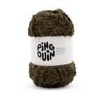 Pelote de fils � tricoter pingo miaou vert kaki - pingouin - pingouin - mondial tissus