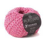 Pelote de fil  tricoter plassard desirada 35 rose bonbon - plassard - mondial tissus