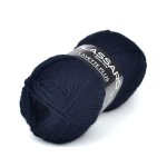 Pelote de fil  tricoter layette plus bleu marine - plassard - plassard - mondial tissus