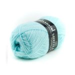 Pelote de fil  tricoter layette plus bleu turquoise - plassard 355 - plassard - mondial tissus