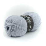 Pelote de fil  tricoter layette plus gris - plassard - plassard - mondial tissus