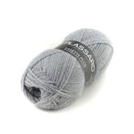 Pelote de fil  tricoter layette plus gris moyen - plassard - plassard - mondial tissus