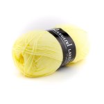 Pelote de fil  tricoter layette plus jaune - plassard - plassard - mondial tissus