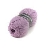 Pelote de fil  tricoter layette plus rose moyen - plassard - plassard - mondial tissus