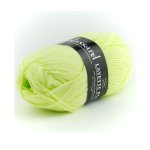 Pelote de fil  tricoter layette plus vert - plassard - plassard - mondial tissus