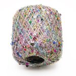 Pelote de fil  tricoter pluie d'toiles multicolore - plassard - plassard - mondial tissus