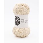 Pelote de fil � tricoter raphia like �cru - pingouin - pingouin - mondial tissus