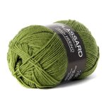 Pelote de fil  tricoter tradi - merino kaki 200m - plassard - plassard - mondial tissus