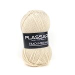 Pelote de fil  tricoter tradi - merino sable 200m - plassard - plassard - mondial tissus