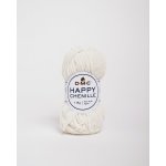 Pelote de fil  tricoter happy chenille cru n21 - dmc - dmc - mondial tissus